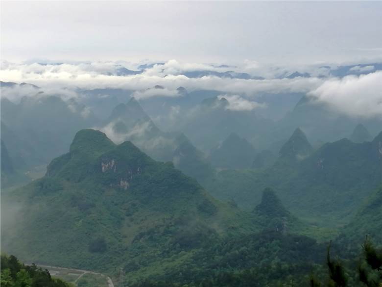 一览众山小～桂林第一峰尧山!